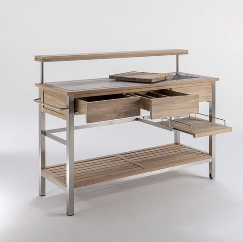 Geschirrwagen - QUADRO - Arco arredi
Arco arredi - für Gewerbegebrauch / Teakholz / Keramik