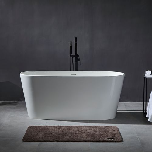 Ovale Badewanne - YL6051 - FOSHAN ARTLAND SANITARY WARE CO.LTd. - freistehend / Mineralguss / Mineralwerkstoff