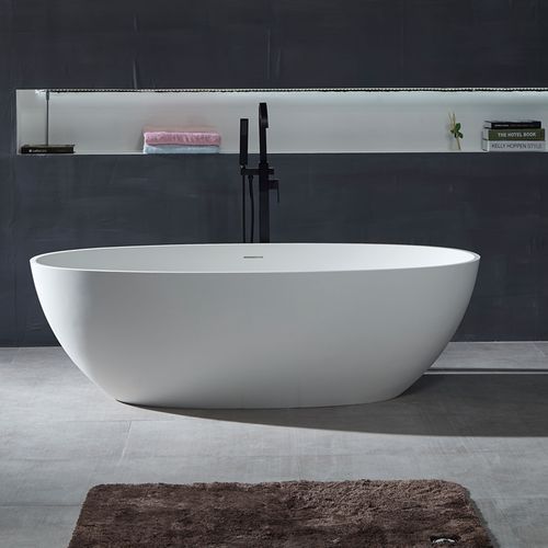 Ovale Badewanne - YL6045 - FOSHAN ARTLAND SANITARY WARE CO.LTd. - freistehend / Mineralguss / Mineralwerkstoff