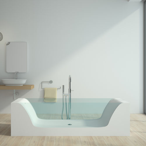 Freistehende Badewanne - YL9999 - FOSHAN ARTLAND SANITARY WARE CO.LTd. - Mineralguss / Corian® / Harz