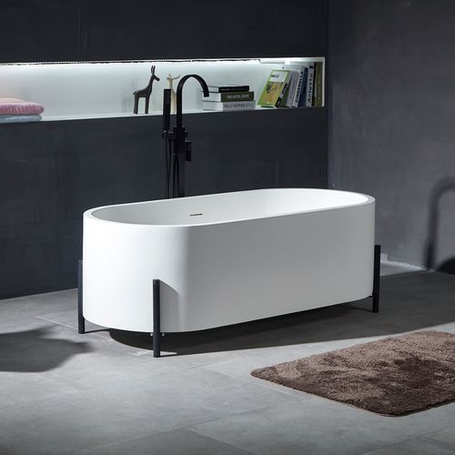 Ovale Badewanne - YL6077 - FOSHAN ARTLAND SANITARY WARE CO.LTd. - freistehend / Verbundwerkstoff / PMMA