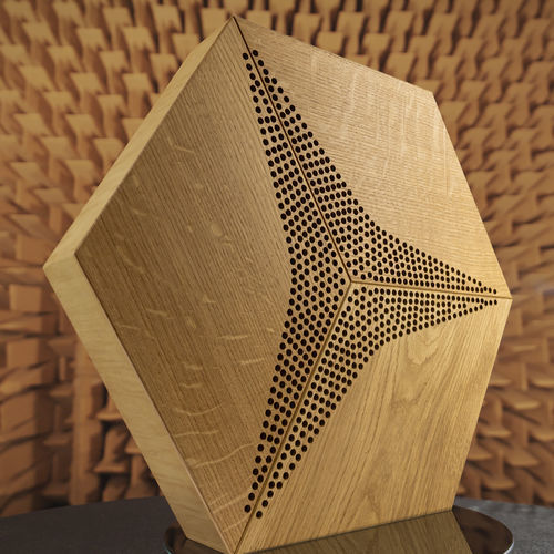 Akustik-Wandpaneel - HEXAGO CM-D FLAT - FORM AT WOOD - für Decke / hängend / Holz