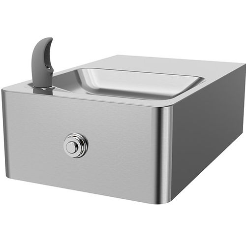 Wandmontierter Trinkbrunnen - M140PM-14G - OASIS - für den Innenraum / Edelstahl / galvanisiertem Stahl