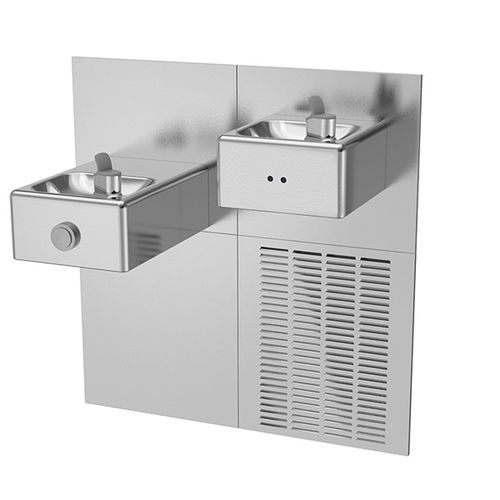 Trinkbrunnen mit elektronischer Bedienung - M8SCEMY - OASIS - berührungslos / wandmontiert / für den Innenraum