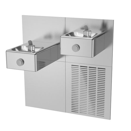 Trinkbrunnen mit elektronischer Bedienung - M8SCPMY - OASIS - wandmontiert / für den Innenraum / gebürsteter Edelstahl