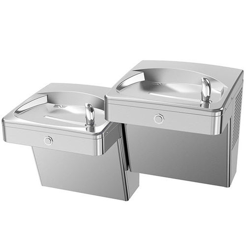 Wandmontierter Trinkbrunnen - PV8ACSLY-14G - OASIS - für den Innenraum / Edelstahl / galvanisiertem Stahl