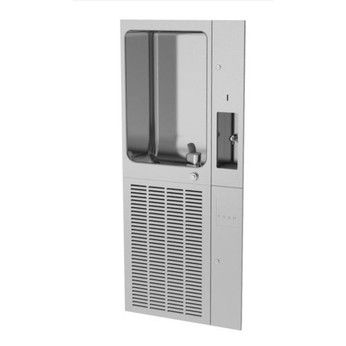 Einbau-Trinkbrunnen - PLF8FPMCDY - OASIS - für den Innenraum / Edelstahl / für öffentliche Bereiche