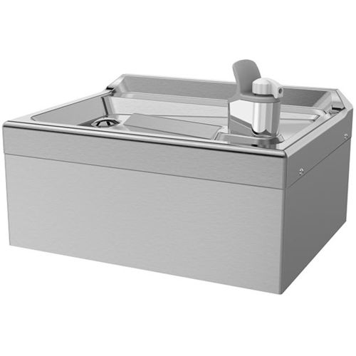 Wandmontierter Trinkbrunnen - F100 - OASIS - für den Innenraum / Edelstahl / für öffentliche Bereiche