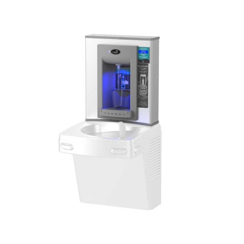 Berührungsloser Trinkbrunnen - VERSAFILLER PWEBQY - OASIS - mit UVC-LED-Behandlung / Einbau / für den Innenraum