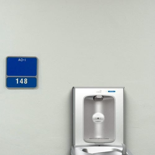 Einbau-Trinkbrunnen - PWSBF 507012 - OASIS - für öffentliche Einrichtungen / Stahl / Schalen