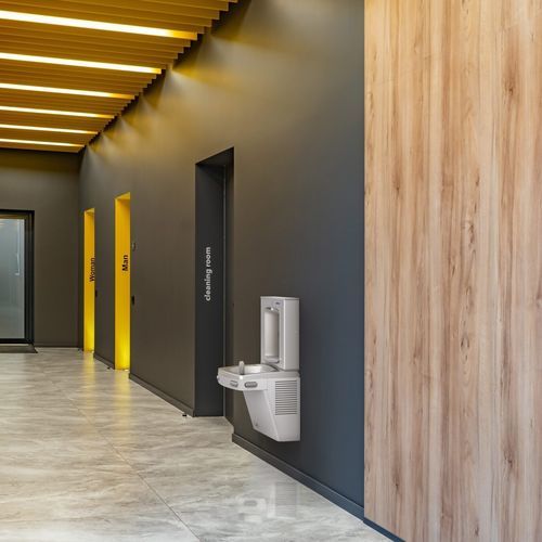 Berührungsloser Trinkbrunnen - PEBQY 507053 - OASIS - Einbau / eingebaut / für öffentliche Einrichtungen