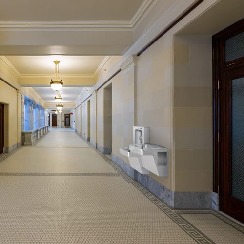 Berührungsloser Trinkbrunnen - PEBQSLY 507059 - OASIS - Einbau / eingebaut / für öffentliche Einrichtungen