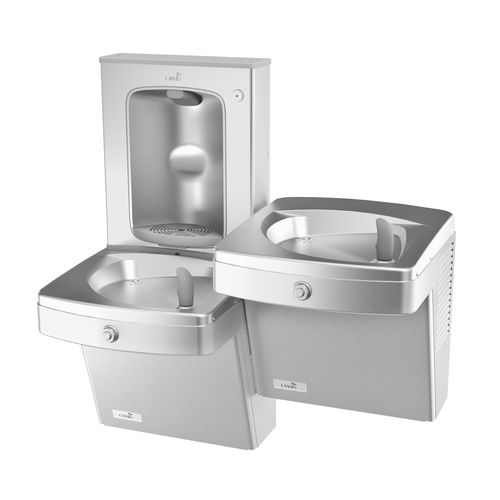 Einbau-Trinkbrunnen - PVSBFSL 507327 - OASIS - eingebaut / für öffentliche Einrichtungen / Stahl