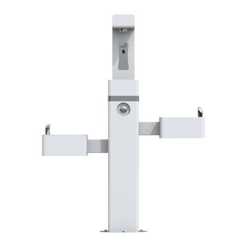 Trinkbrunnen für Außenbereich - DUAL +2 - OASIS - Kunststoff / Edelstahl / für öffentliche Bereiche