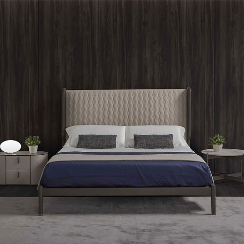 Doppelbett - HUGS - Conte - modern / Polster / Kopfteil