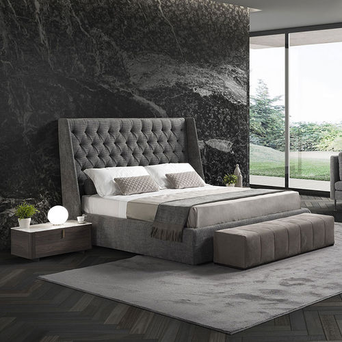 Doppelbett - KING - Conte - modern / Polster / Kopfteil