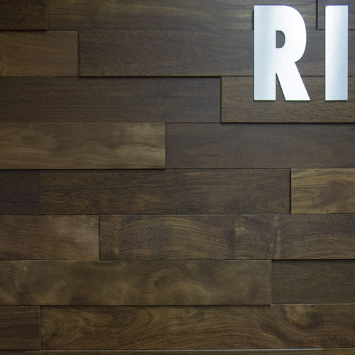 Massivholz-Wandverkleidung - Ribadao Wood Boutique - Wenge / glatt / geölt