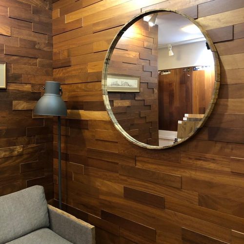 Massivholz-Wandverkleidung - AFRICAN IROKO - Ribadao Wood Boutique - Iroko / geölt / vorlackiert