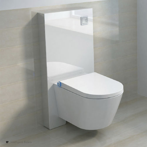Elektronischer Toilettensitz - E400 - Oceanwell - antibakteriell / Thermoplast / weiß