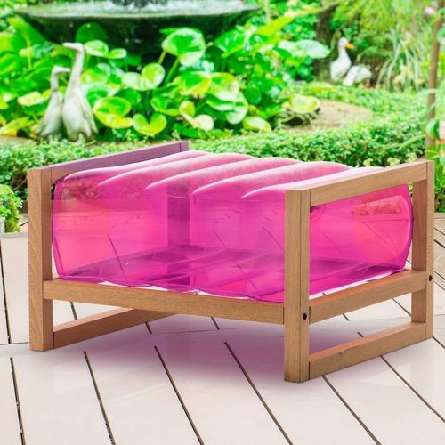 Modernes Sitzkissen - EKO - MOJOW DESIGN - Holz / Polyurethan / rechteckig