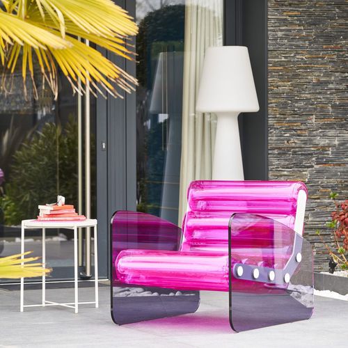 Sessel / originelles Design - MW03 - MOJOW DESIGN - Polyurethan / PMMA / mit abnehmbarem Bezug