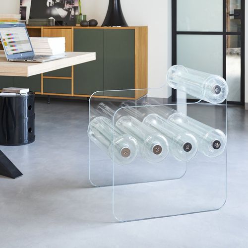 Sessel / originelles Design - MW04 - MOJOW DESIGN - Polyurethan / Edelstahl / Glas