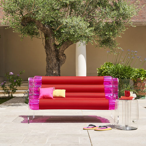 Rosa-Sofa - MW02 - MOJOW DESIGN - Design / für Garten / für Terrasse