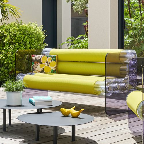 Kompaktes Sofa - MW01 - MOJOW DESIGN - originelles Design / für Außenbereich / Stoff