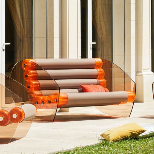 Kompaktes Sofa - MW05 - MOJOW DESIGN - originelles Design / für Außenbereich / Stoff