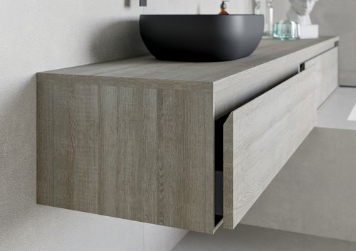Moderner Badezimmer-Schrank - EXCLUSIVE - Sanchis Muebles de Baño - Holz / modular