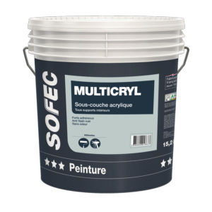Grundierungsfarbe - MULTICRYL - Sofec - Innenbereich / für Wand / für Decke