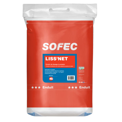 Glättputz - LISS'NET - Sofec - zur Endbearbeitung / für den Innenraum / für Gips
