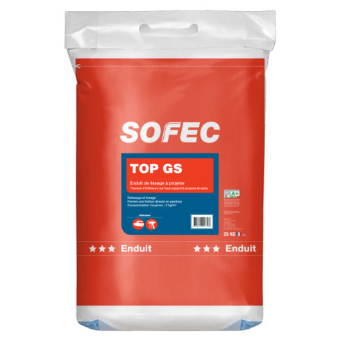 Glättputz - TOP GS - Sofec - zur Endbearbeitung / für den Innenraum / für Gips