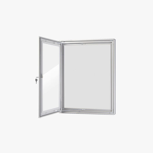 Wandmontierter Werbeträger - VISIGUARD SWINGING - CIVIQ - für den Innenraum / für Außenbereich / Aluminium
