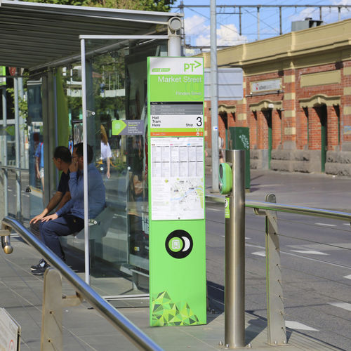 Stele zur Beschilderung - FLEXISIGN - CIVIQ - Werbe / LED