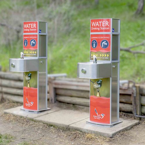 Trinkbrunnen für Hunde - AQUAFIL PULSE JUNIOR 1200 - CIVIQ - für Außenbereich / für den Innenraum / Edelstahl