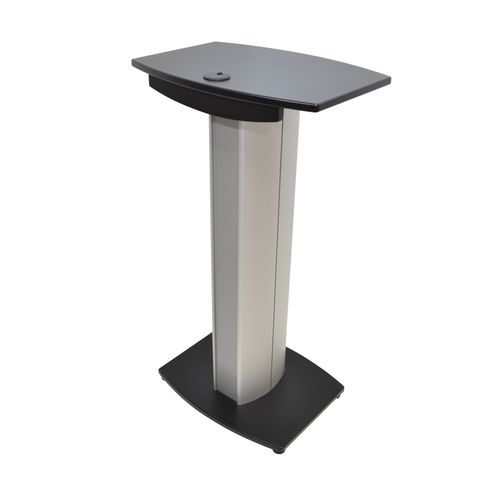 Konferenzpult - LAPTOP  - Podium pros - Stehhilfe / auf Rollen / Aluminium