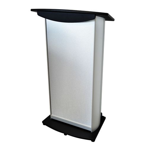 Konferenzpult - H2 STANDARD  - Podium pros - Stehhilfe / auf Rollen / Aluminium