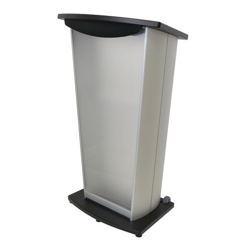 Konferenzpult - VH3  - Podium pros - Stehhilfe / auf Rollen / anodisiertes Aluminium