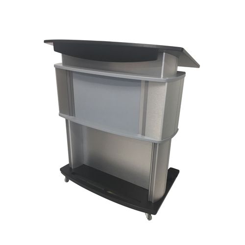 Konferenzpult - MOTORIZED ACCESSIBLE - Podium pros - Stehhilfe / auf Rollen / mit USB-Anschluss