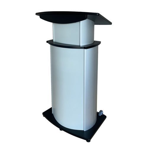 Konferenzpult - MOTORIZED ADJUSTABLE - Podium pros - Stehhilfe / mit Schublade / auf Rollen