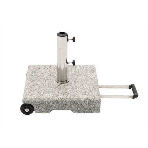 Edelstahl-Sonnenschirmständer - 40GS63B-05 - After Cloud Technology Ltd. - Granit