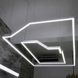 Einbau-Beleuchtungsprofil - LS3360 - COLORS LIGHTING - für Aufbau / hängend / wandmontiert