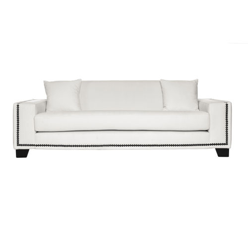 Modernes Sofa - TOKIO - Ormos - Stoff / weiß / Zweisitzer