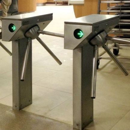 Dreifüßiges Drehkreuz - OTT 131 S - Oskar Turnstiles System - für Zugangskontrolle / Edelstahl / für öffentliche Einrichtungen