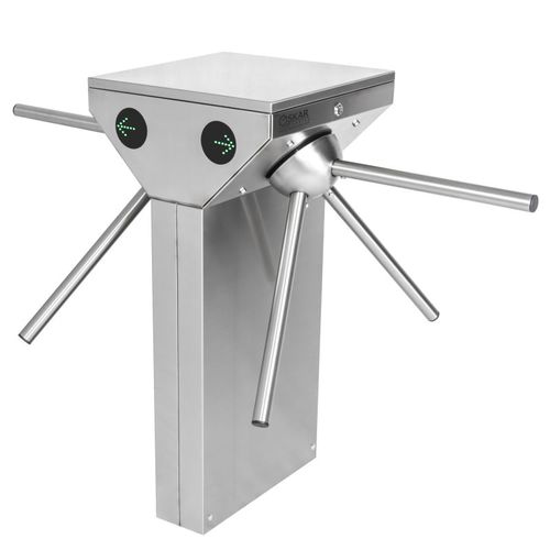 Dreifüßiges Drehkreuz - OTT 162 G - Oskar Turnstiles System - für Zugangskontrolle / Edelstahl / für öffentliche Einrichtungen