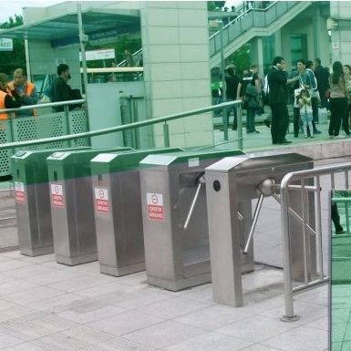 Dreifüßiges Drehkreuz - OTT 231 A - Oskar Turnstiles System - für Zugangskontrolle / Edelstahl / für öffentliche Einrichtungen