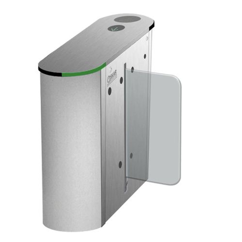 Halbhohes Drehkreuz - HCT 670 S - Oskar Turnstiles System - für Zugangskontrolle / Edelstahl / für öffentliche Einrichtungen