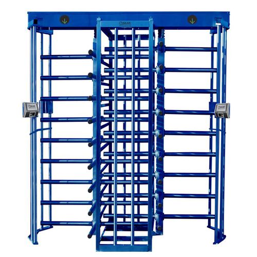 Raumhohes Drehkreuz - OBT 197 - Oskar Turnstiles System - für Zugangskontrolle / Sicherheit / Edelstahl