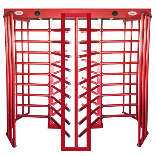 Raumhohes Drehkreuz - OBT 3220 - Oskar Turnstiles System - für Zugangskontrolle / Sicherheit / Edelstahl